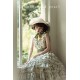 Moon River Camellia and Pearl Top and Skirt(Reservation/Full Payment Without Shipping)